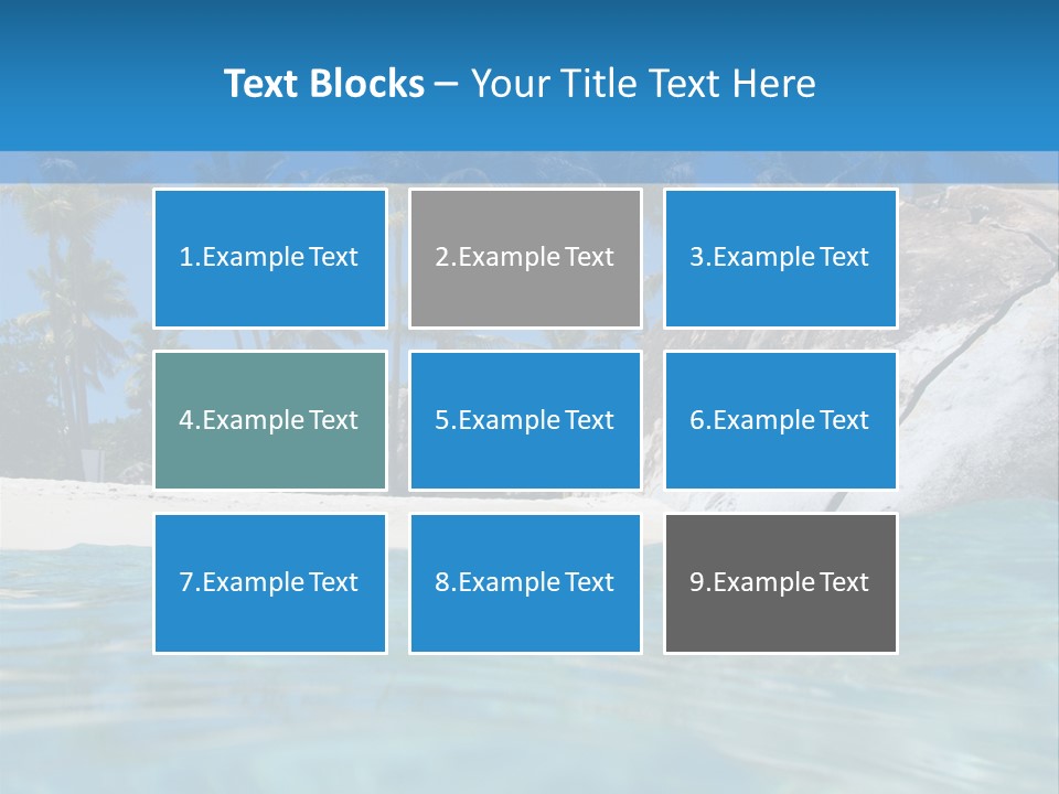 Foliage Landscape Mist PowerPoint Template