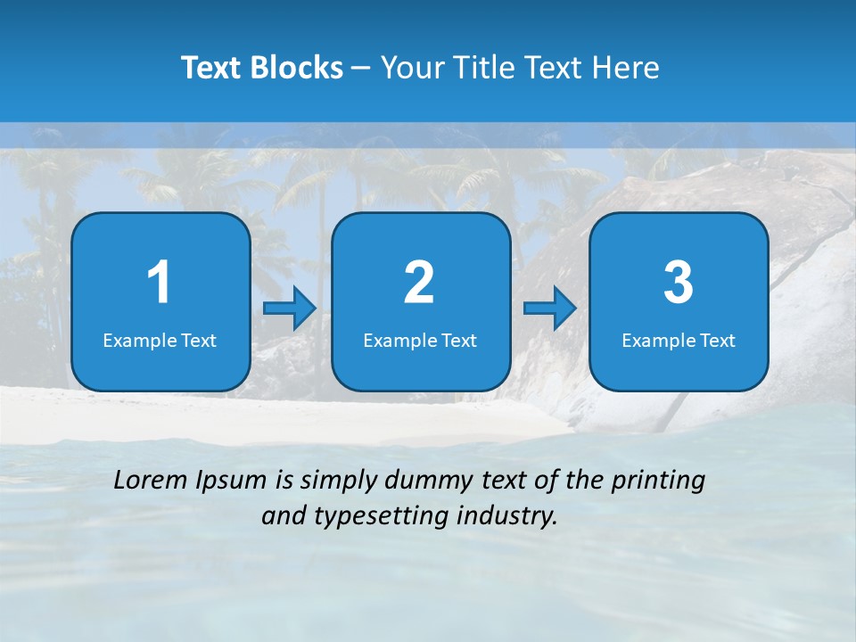 Foliage Landscape Mist PowerPoint Template