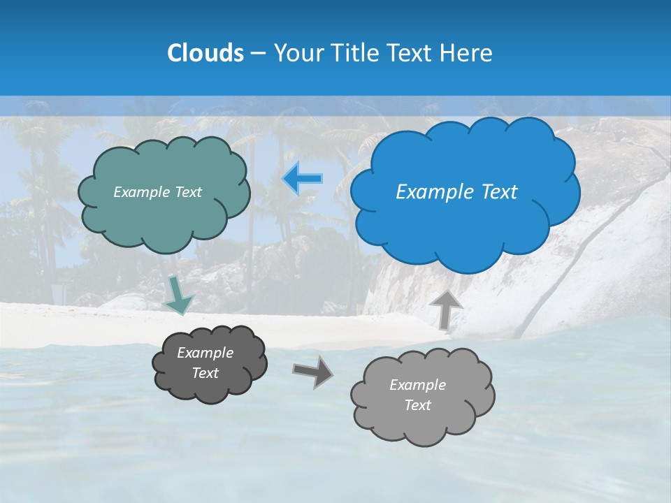 Foliage Landscape Mist PowerPoint Template