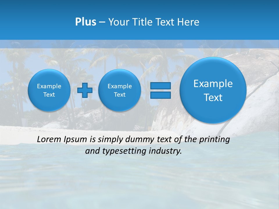 Foliage Landscape Mist PowerPoint Template