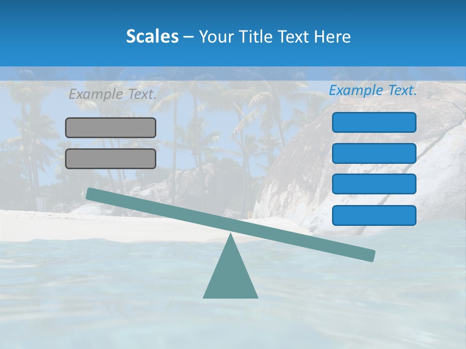 Foliage Landscape Mist PowerPoint Template