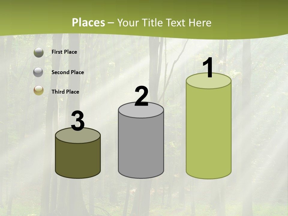 Foliage Landscape Mist PowerPoint Template