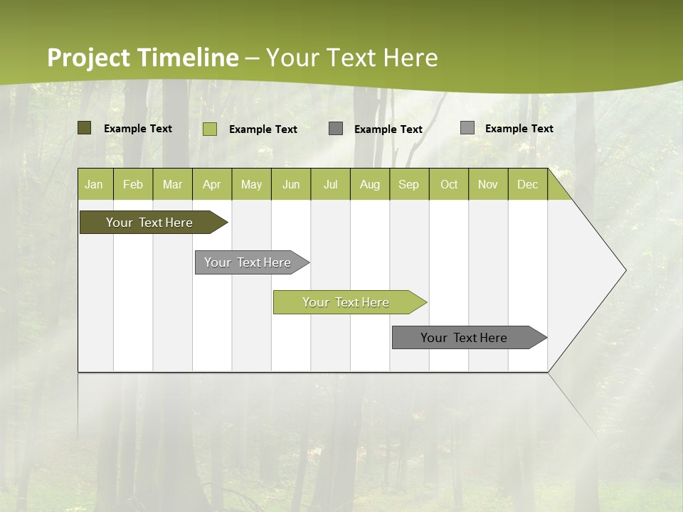 Foliage Landscape Mist PowerPoint Template