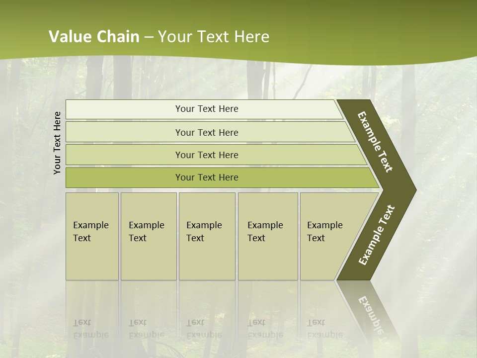 Foliage Landscape Mist PowerPoint Template