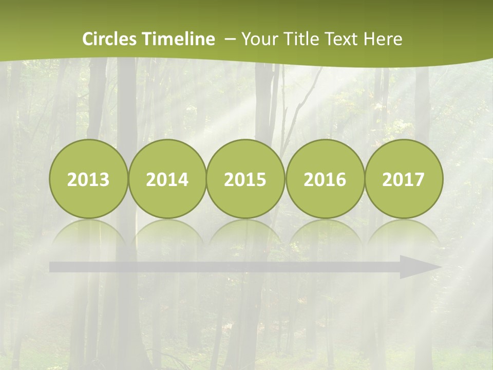 Foliage Landscape Mist PowerPoint Template