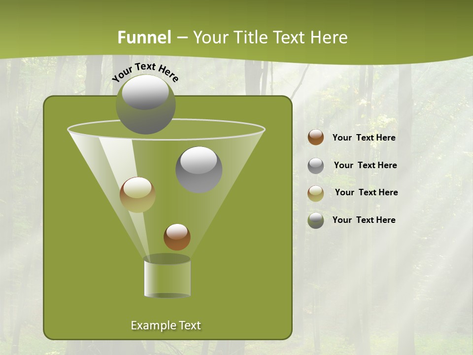 Foliage Landscape Mist PowerPoint Template