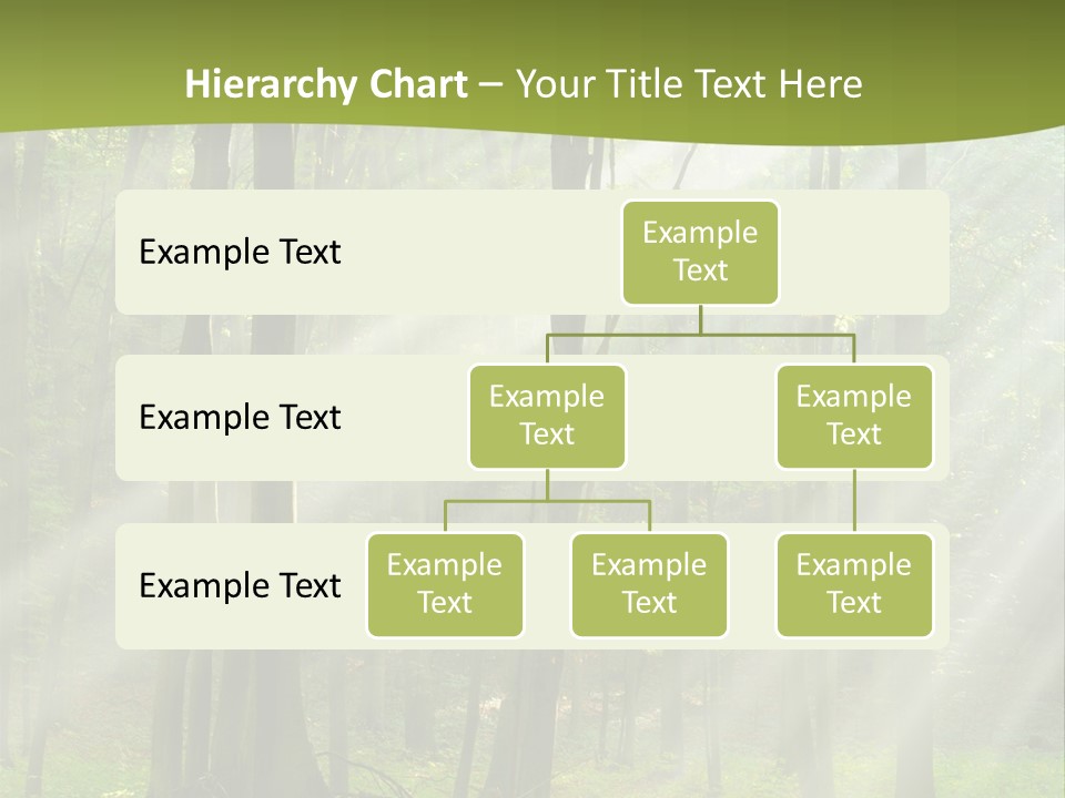 Foliage Landscape Mist PowerPoint Template