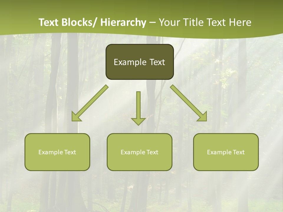 Foliage Landscape Mist PowerPoint Template