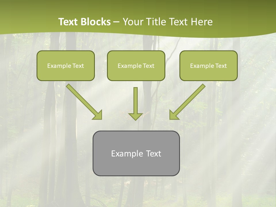 Foliage Landscape Mist PowerPoint Template
