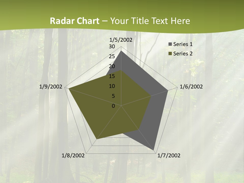 Foliage Landscape Mist PowerPoint Template