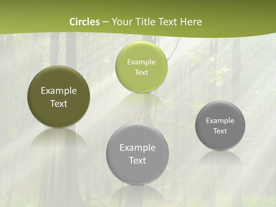 Foliage Landscape Mist PowerPoint Template