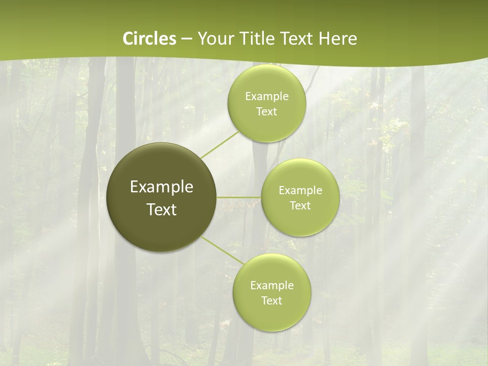 Foliage Landscape Mist PowerPoint Template