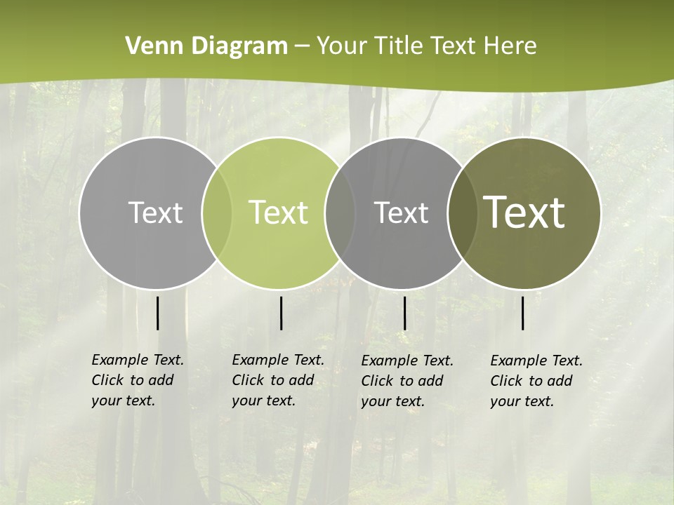 Foliage Landscape Mist PowerPoint Template