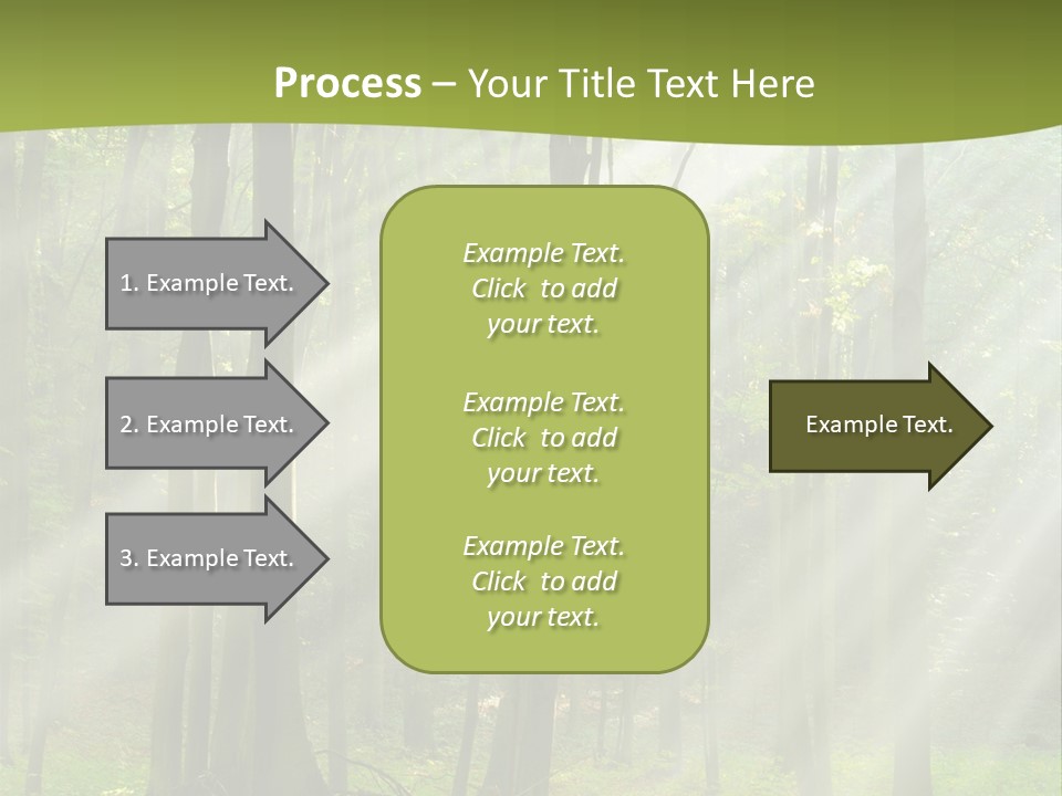 Foliage Landscape Mist PowerPoint Template