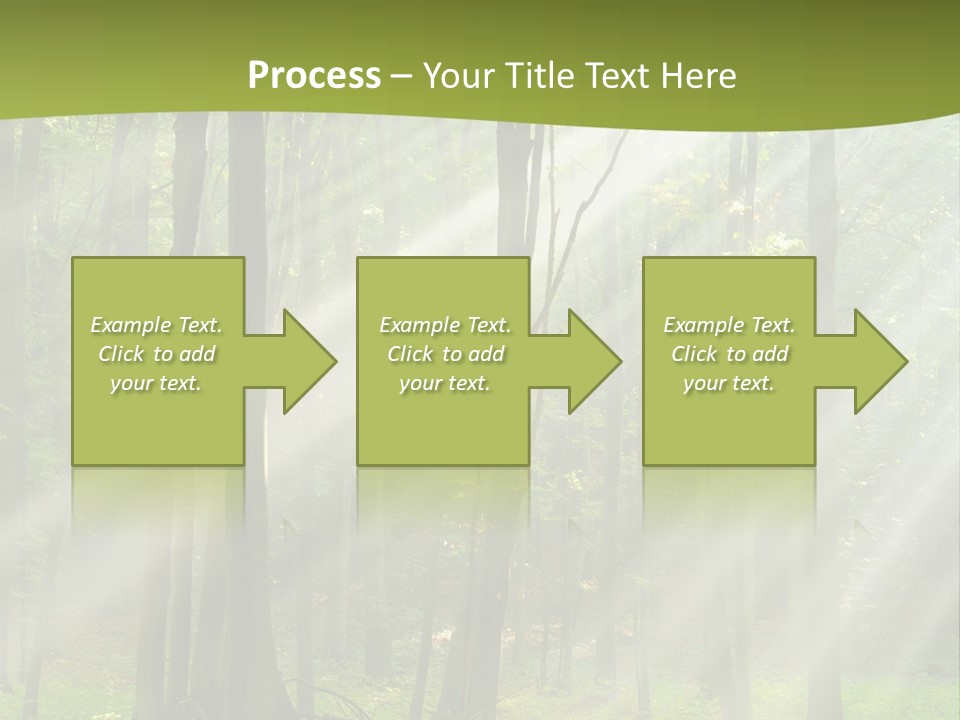 Foliage Landscape Mist PowerPoint Template