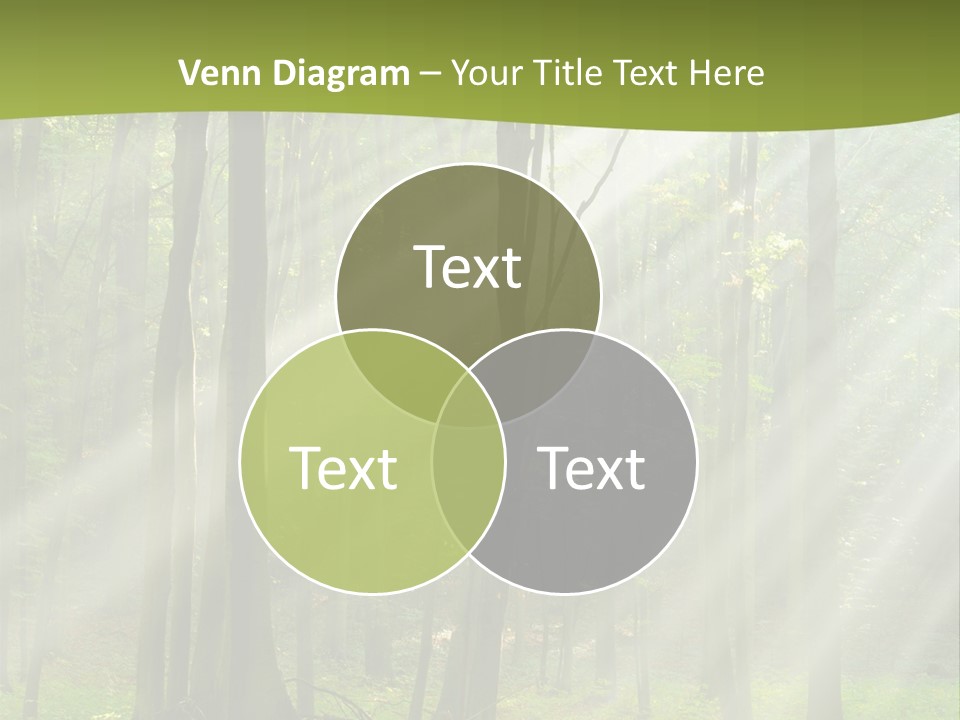 Foliage Landscape Mist PowerPoint Template