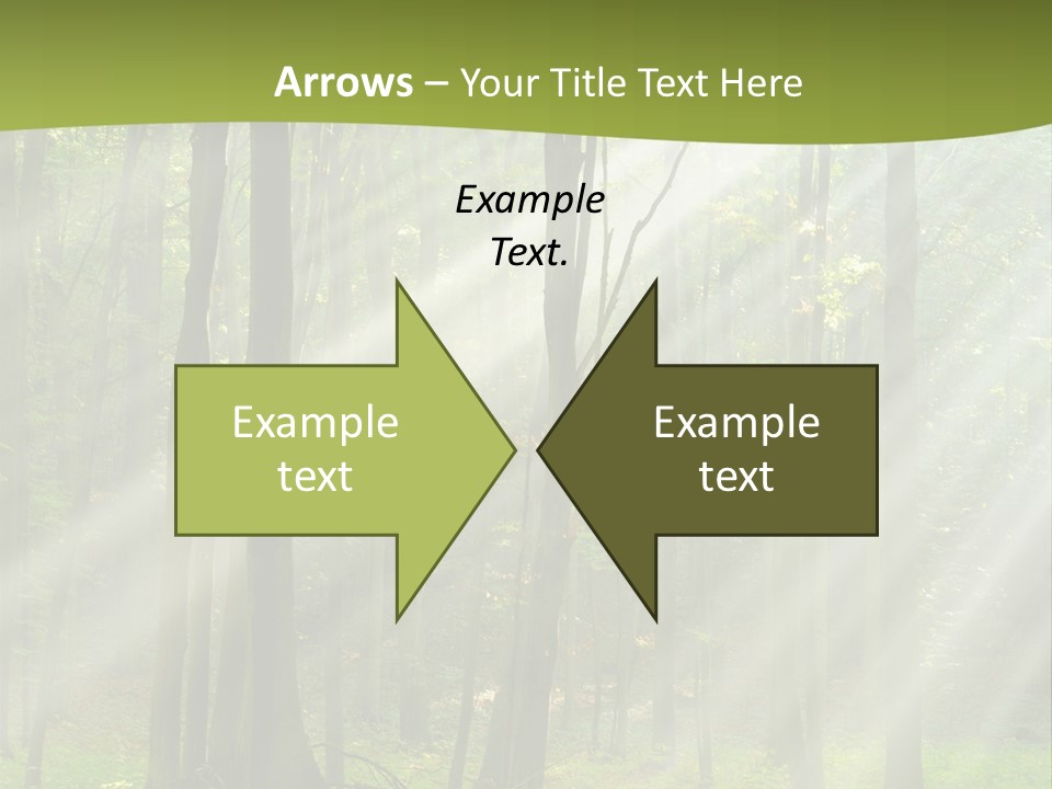 Foliage Landscape Mist PowerPoint Template