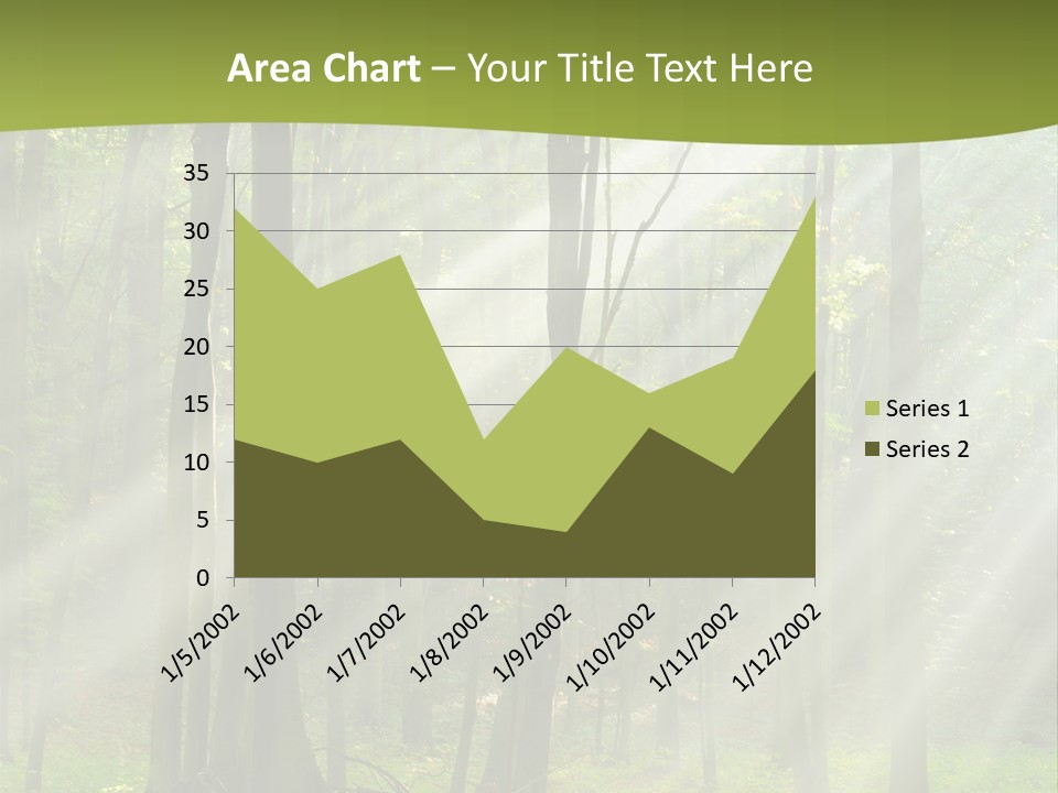 Foliage Landscape Mist PowerPoint Template