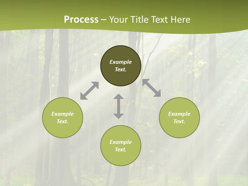 Foliage Landscape Mist PowerPoint Template