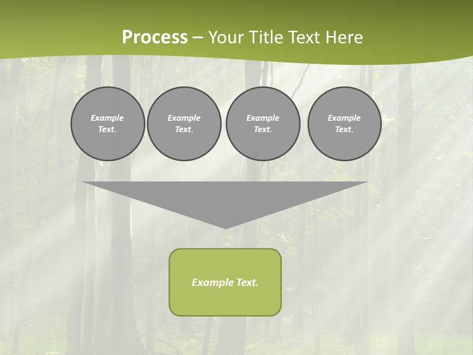 Foliage Landscape Mist PowerPoint Template