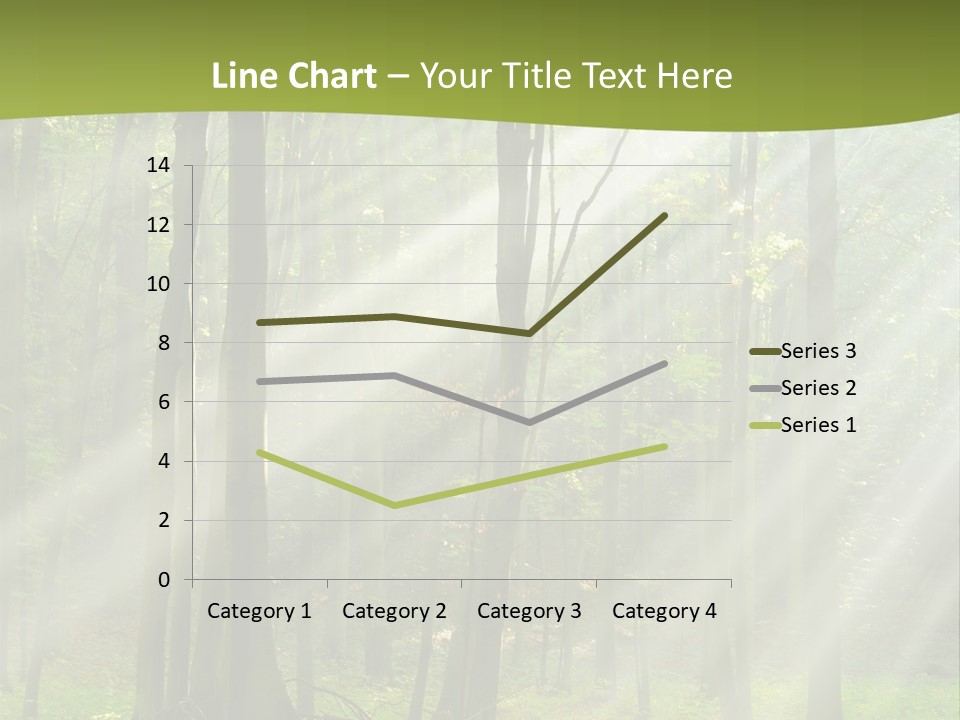 Foliage Landscape Mist PowerPoint Template