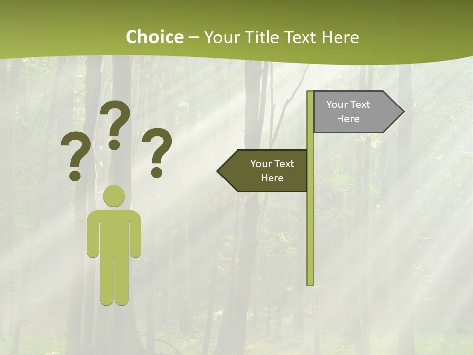 Foliage Landscape Mist PowerPoint Template