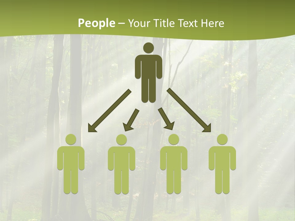 Foliage Landscape Mist PowerPoint Template