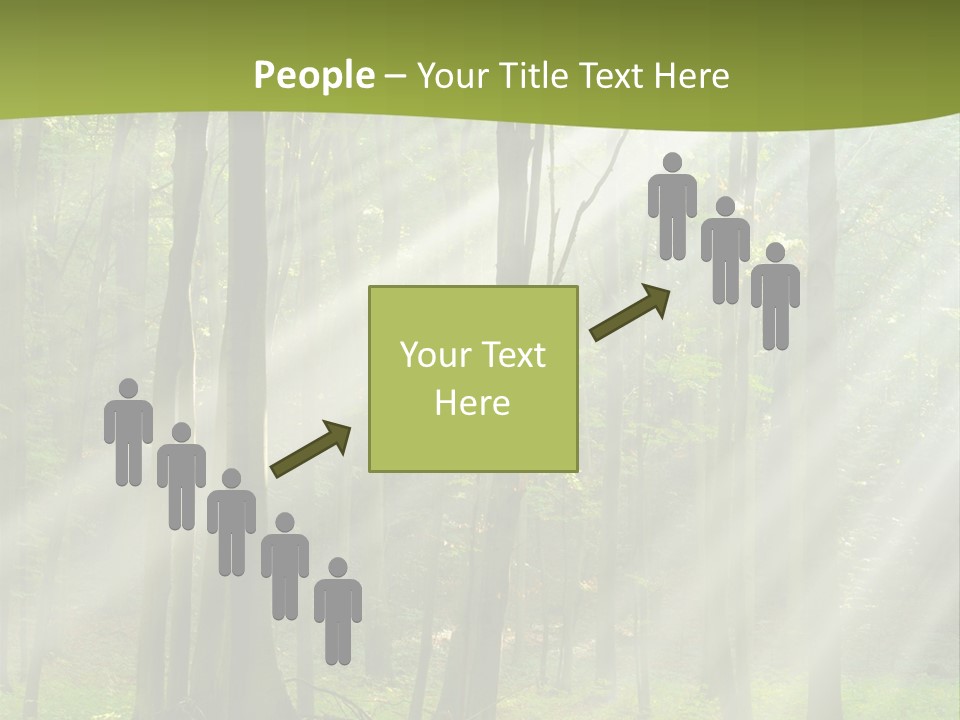 Foliage Landscape Mist PowerPoint Template