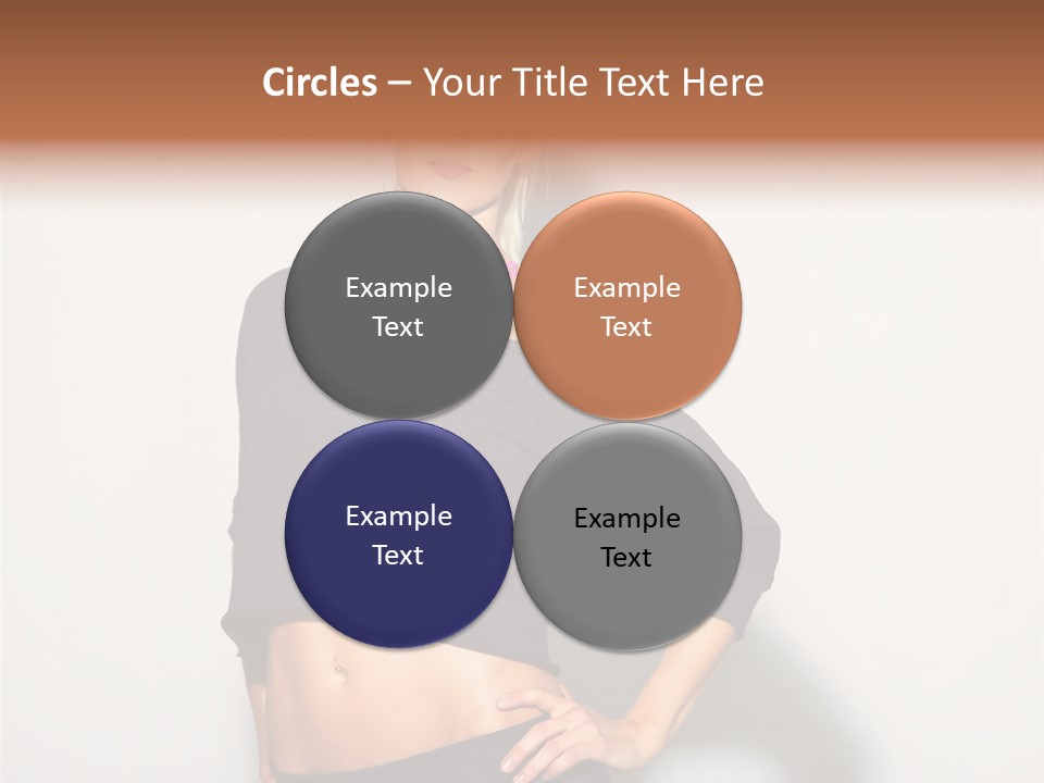 A Woman Posing For A Picture With Her Hands On Her Hips PowerPoint Template