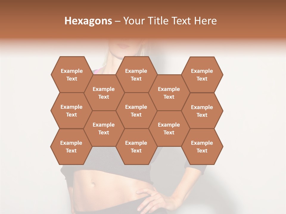 A Woman Posing For A Picture With Her Hands On Her Hips PowerPoint Template