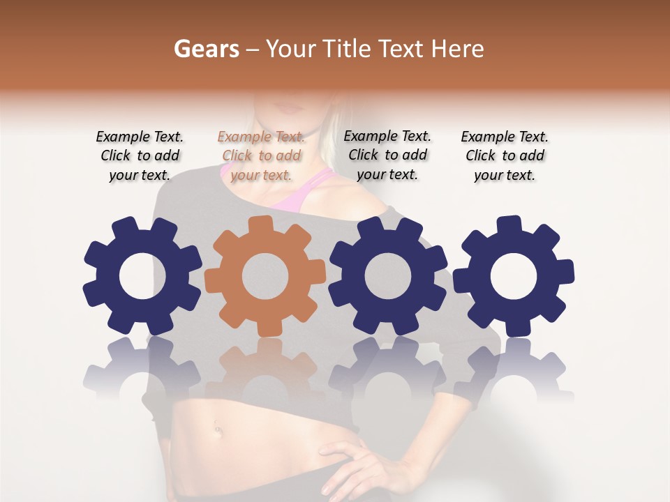 A Woman Posing For A Picture With Her Hands On Her Hips PowerPoint Template