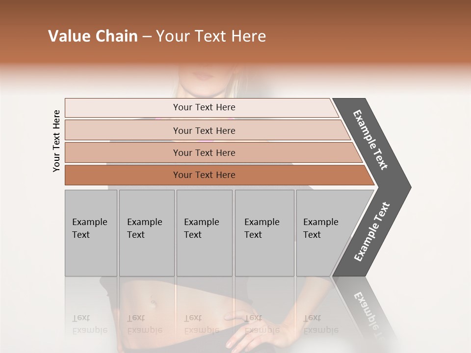 A Woman Posing For A Picture With Her Hands On Her Hips PowerPoint Template