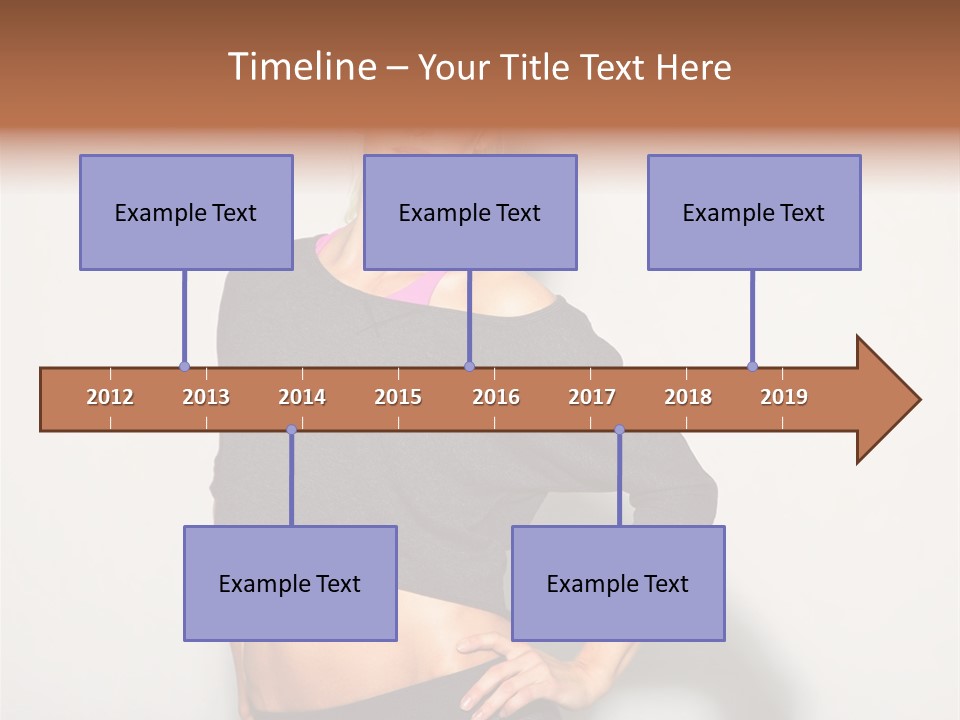 A Woman Posing For A Picture With Her Hands On Her Hips PowerPoint Template