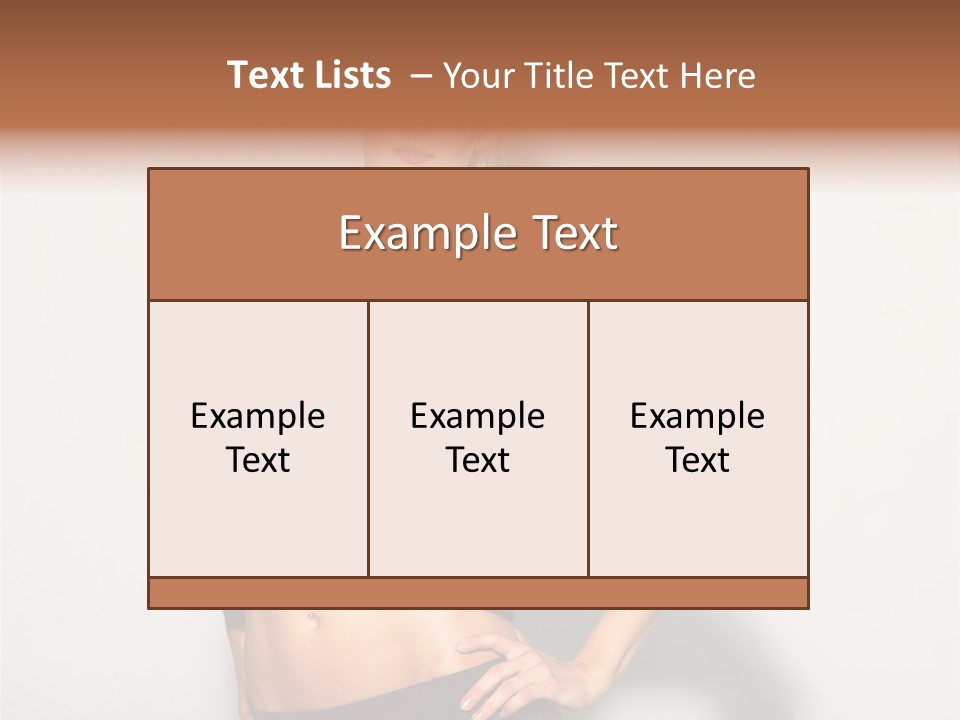 A Woman Posing For A Picture With Her Hands On Her Hips PowerPoint Template