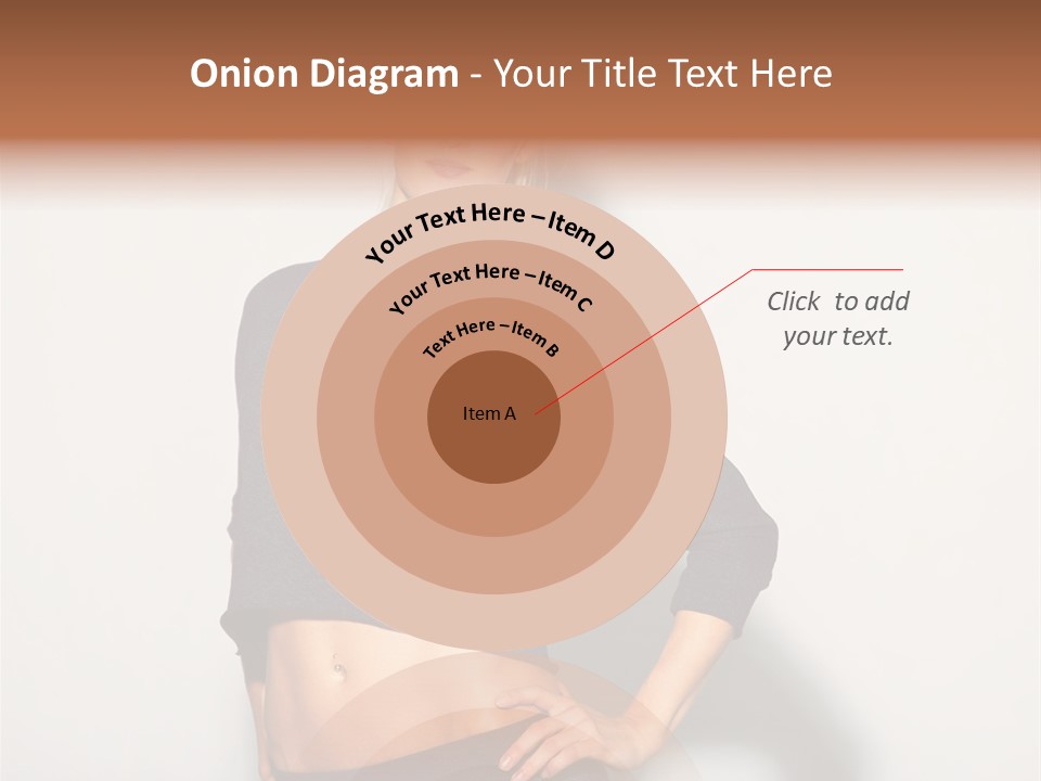 A Woman Posing For A Picture With Her Hands On Her Hips PowerPoint Template