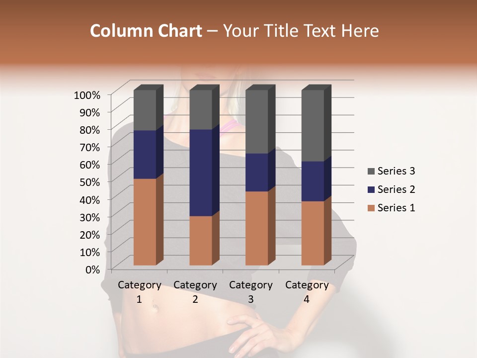 A Woman Posing For A Picture With Her Hands On Her Hips PowerPoint Template