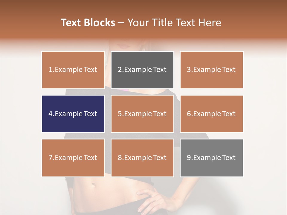 A Woman Posing For A Picture With Her Hands On Her Hips PowerPoint Template