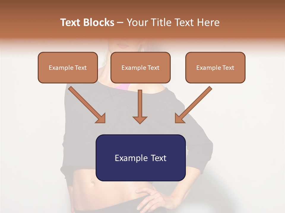 A Woman Posing For A Picture With Her Hands On Her Hips PowerPoint Template