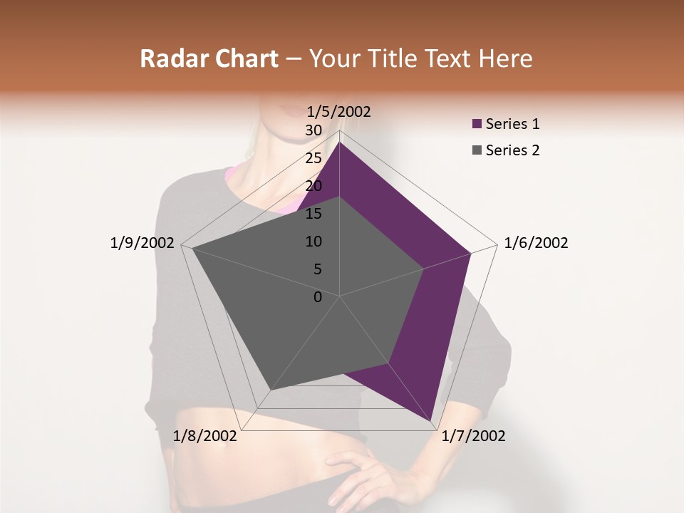 A Woman Posing For A Picture With Her Hands On Her Hips PowerPoint Template