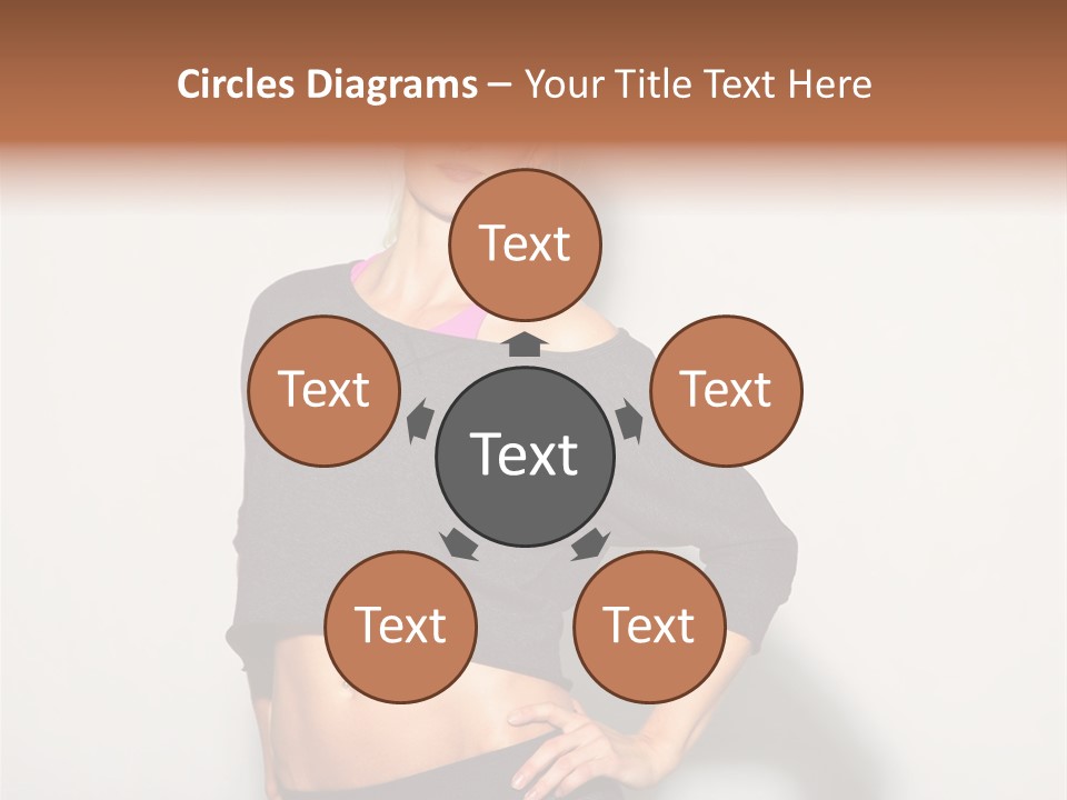 A Woman Posing For A Picture With Her Hands On Her Hips PowerPoint Template