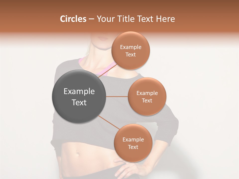 A Woman Posing For A Picture With Her Hands On Her Hips PowerPoint Template