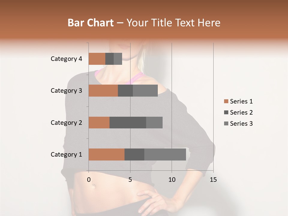 A Woman Posing For A Picture With Her Hands On Her Hips PowerPoint Template