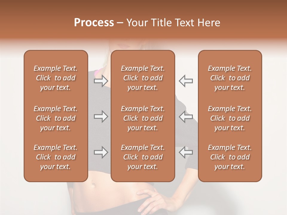 A Woman Posing For A Picture With Her Hands On Her Hips PowerPoint Template