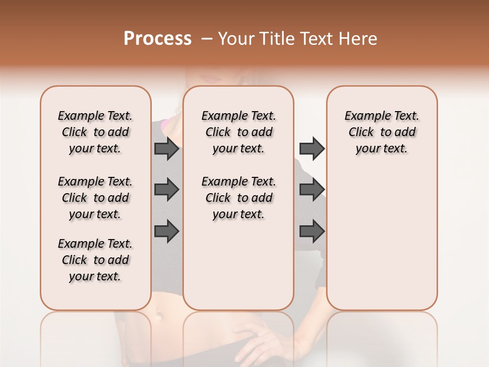 A Woman Posing For A Picture With Her Hands On Her Hips PowerPoint Template