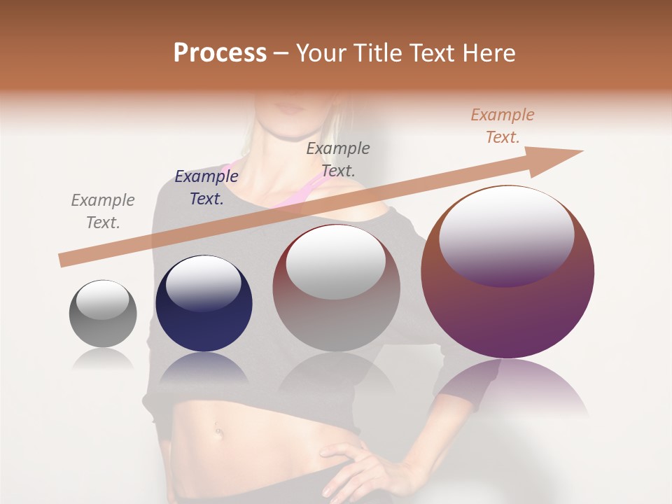 A Woman Posing For A Picture With Her Hands On Her Hips PowerPoint Template