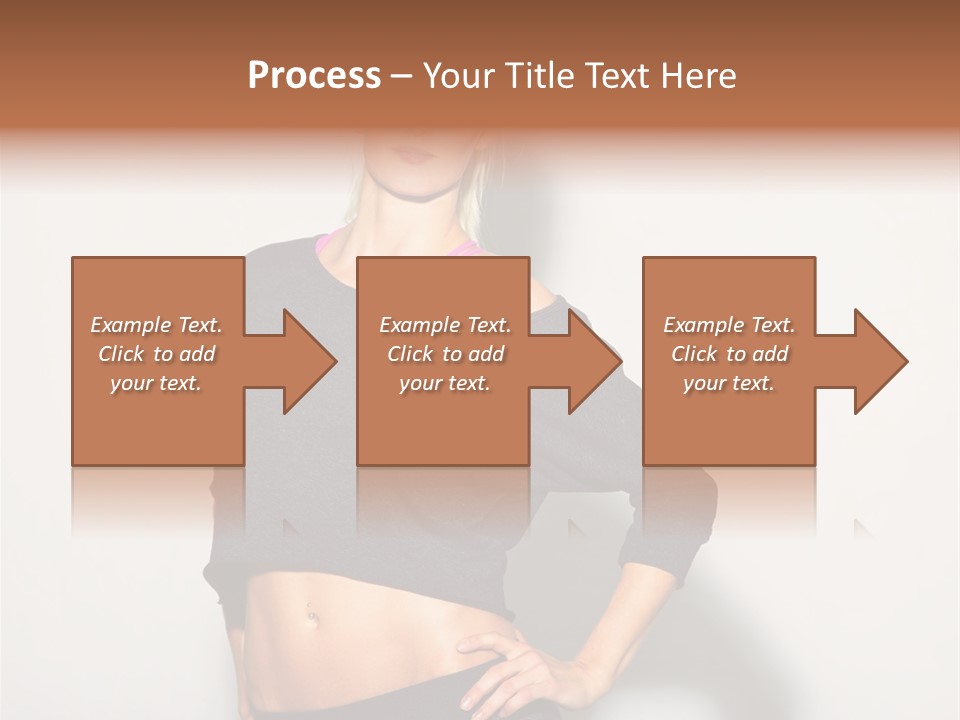 A Woman Posing For A Picture With Her Hands On Her Hips PowerPoint Template