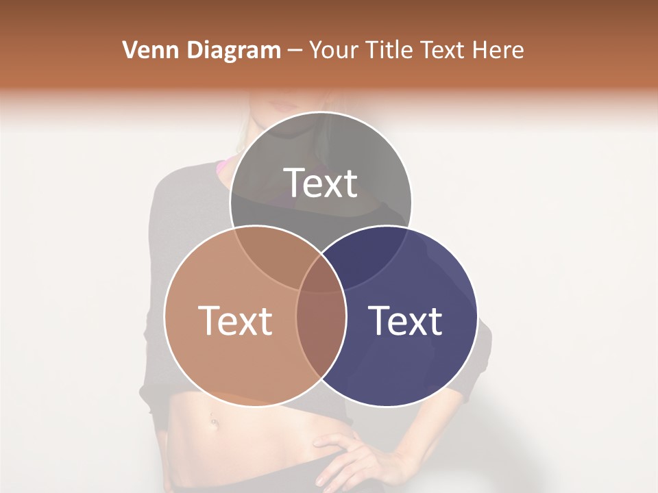 A Woman Posing For A Picture With Her Hands On Her Hips PowerPoint Template