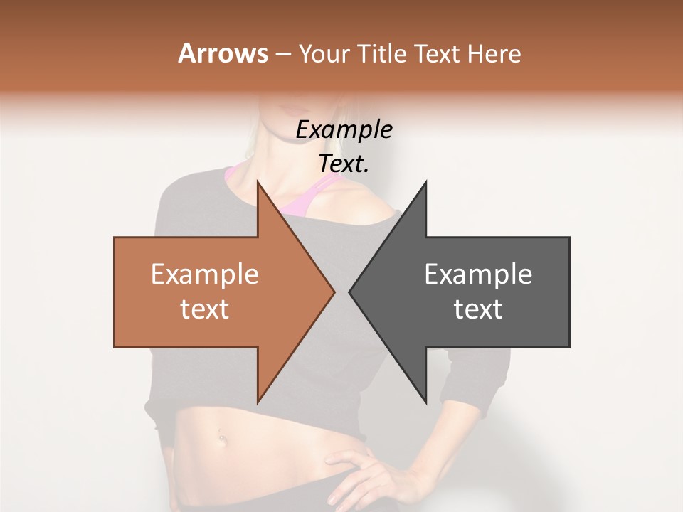 A Woman Posing For A Picture With Her Hands On Her Hips PowerPoint Template