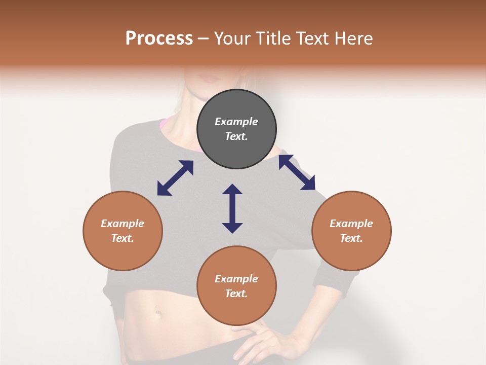 A Woman Posing For A Picture With Her Hands On Her Hips PowerPoint Template