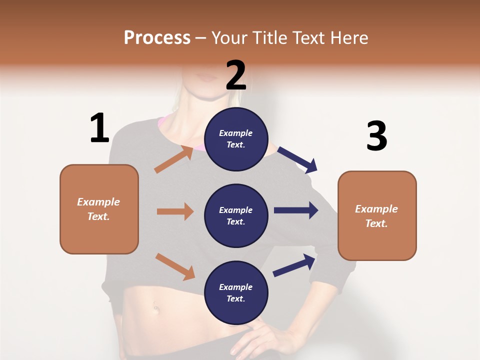 A Woman Posing For A Picture With Her Hands On Her Hips PowerPoint Template